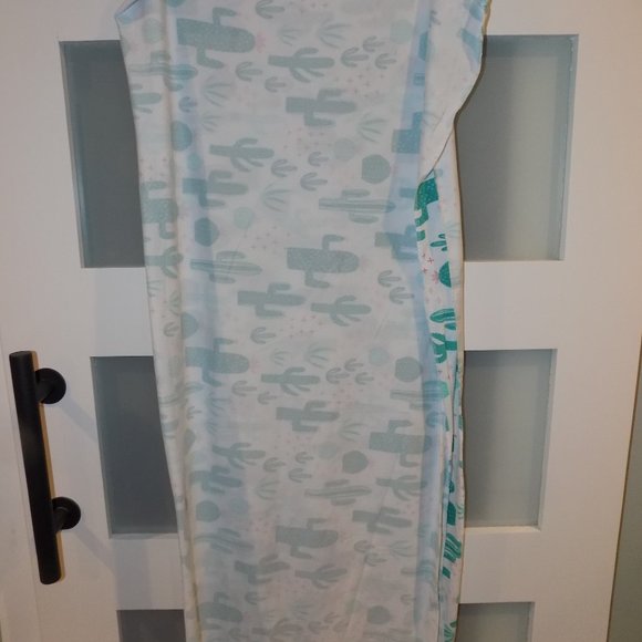 Prickle My Fancy Cactus Baby Swaddle Blanket 37"x 39" - Picture 3 of 4